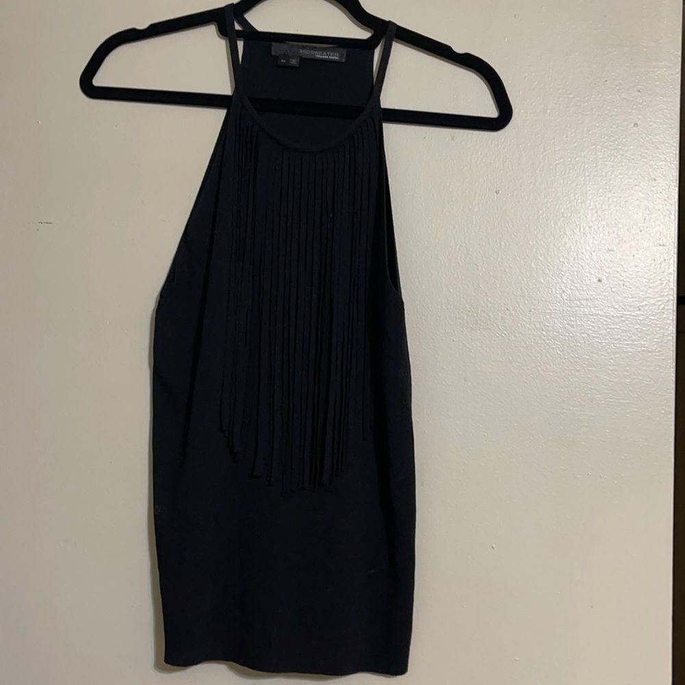 360 SWEATER Italian Yarn Fringe tank